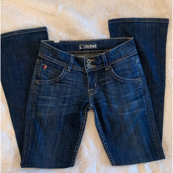 HUDSON dark wash boot cut denim jeans size 25 - Picture 11 of 12